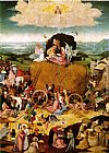 Haywain, central panel of the triptych by Hieronymus Bosch